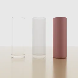 Tall Round Glass Set