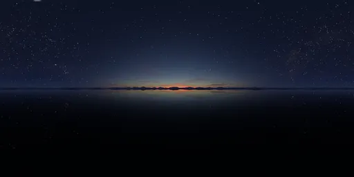 Twillight Sky and Night Stars