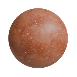 Red stone marble