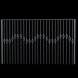 Metal fence