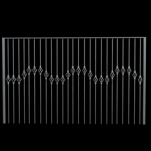 Metal fence
