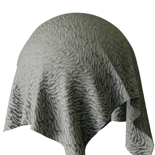 Graphical Grey Velvet