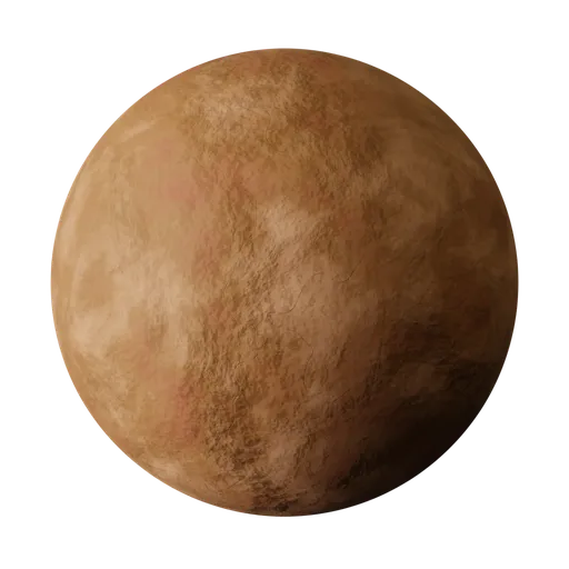 High-quality PBR clay material texture for 3D modeling in Blender and other software, with realistic surface details.