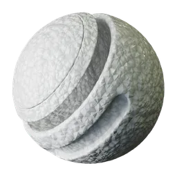 White crystal plastic