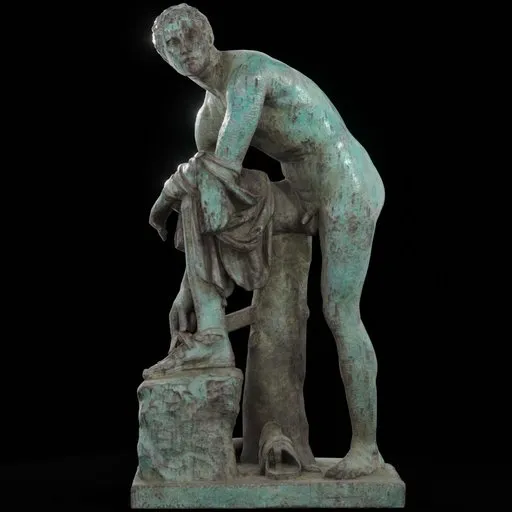 statue of Vs Hermes