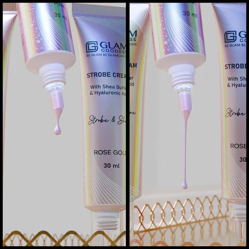 cosmetics cream liquid dripping shot mockup