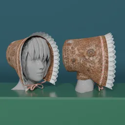 Elegant Biedermeier Bonnet