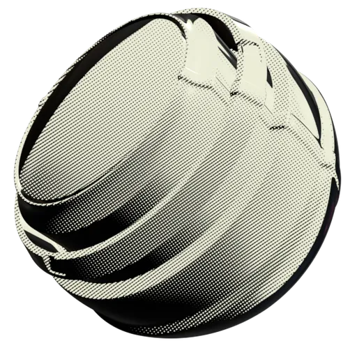 Full Procedural Comic Half Tone material for Eevee in Blender 3D, customizable PBR texture with dynamic lighting adaptation.