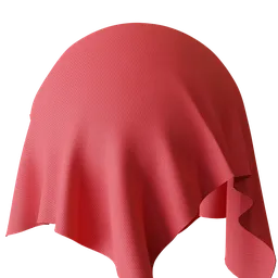Red Micro Weave Fabric