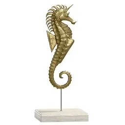 Sea horse statue