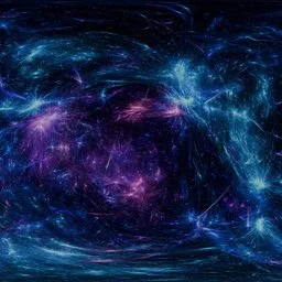 Ionized Filamentary Field Nebula, 16k