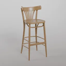 56 Barstool B116 - Honey
