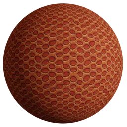 Realistic Snake Skin PBR texture with orange and black patterns for 3D projects, offering detail and depth for design and gaming.