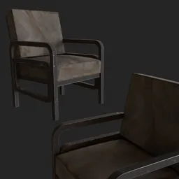 Worn Industrial Chair