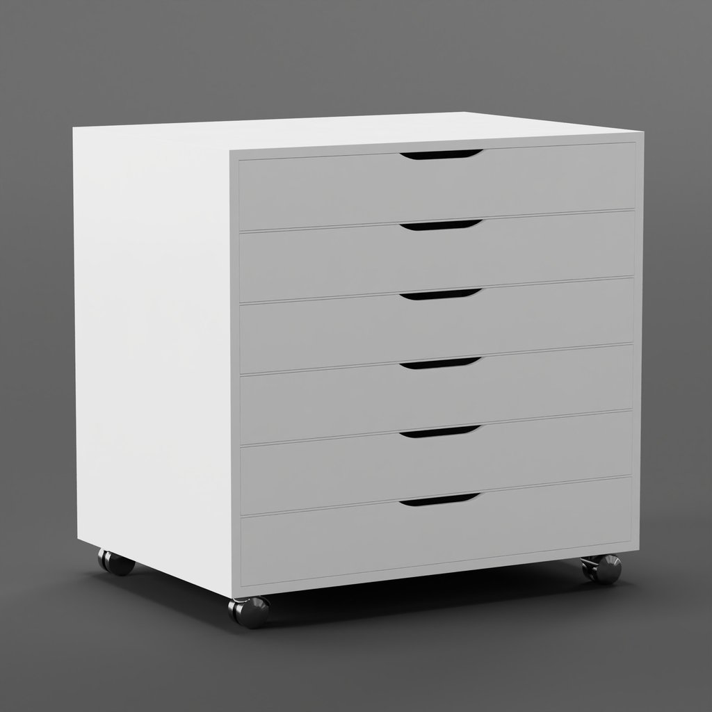 IKEA Alex Drawer White FREE Sideboard & Drawers models BlenderKit