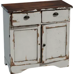 Painted Wooden Cabinet