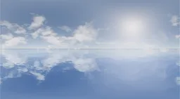 Clear Sky Ocean Reflection