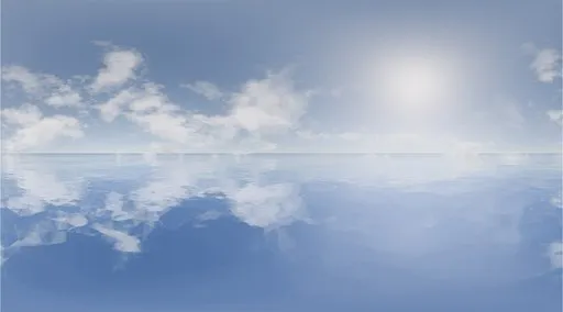 Clear Sky Ocean Reflection
