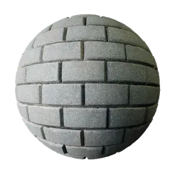 Gray Floor Bricks Cobbles