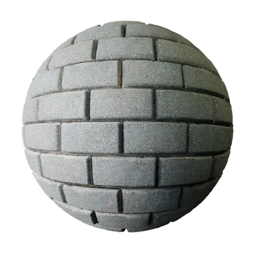 Gray Floor Bricks Cobbles