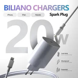 Charger with data cable creative