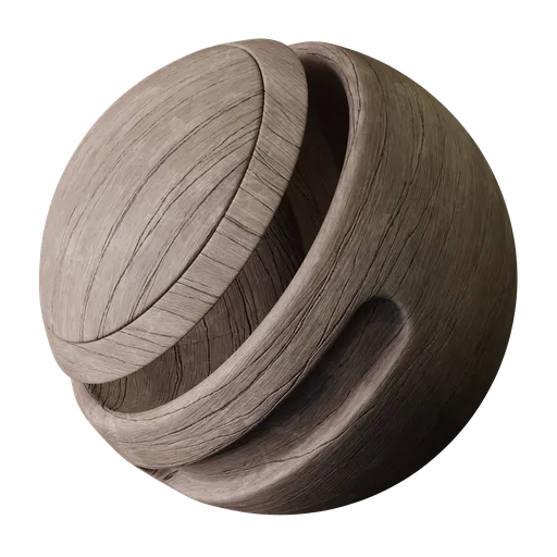 Cracked wood