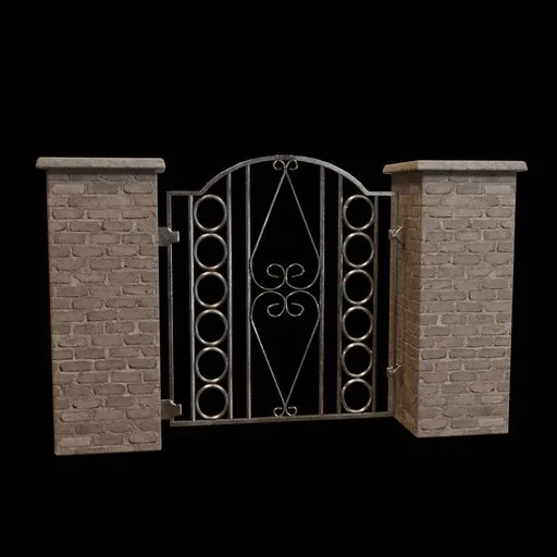 Metal Garden Gate