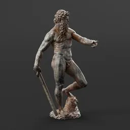 statue of Giambologna neptune