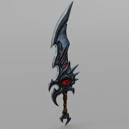 Handpainted Demon Sword