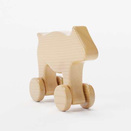 Wooden toy animal