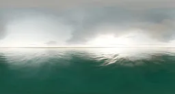 Moody ocean horizon sky