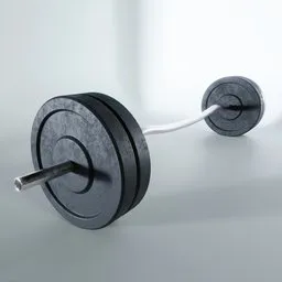 "A customizable barbell/deadlift 3D model with adjustable weights and randomized tilt, created with Blender 3D software. Perfect for gym and fitness-themed projects, with seamless textures and high-quality rendering in Octane, Unreal Engine, and Redshift."