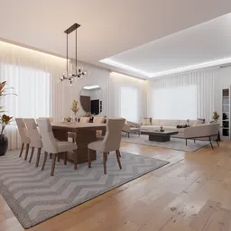 Contemporary Living Room 2
