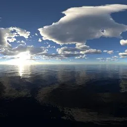 Bluesky Cloud Sea