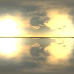Soft Sunrise Sky Reflection