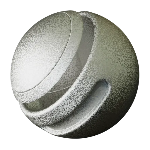 Procedural PBR galvanized metal shader for Blender 3D, versatile single-node configuration for realistic textures.