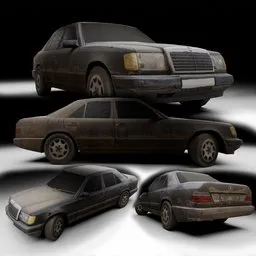 Mercedes Benz W124 (RIGGED)