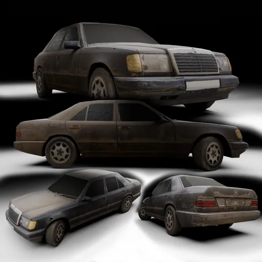 Mercedes Benz W124 (RIGGED)