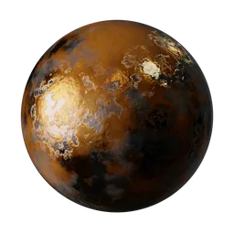 Glossy Rusty Metal