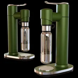 Carbonation Machine in Olive color