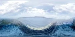 Tranquil snowy landscape HDRI with bare trees under a subdued sky for 3D scene lighting.