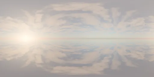 Golden Sunset Clouds HDRI