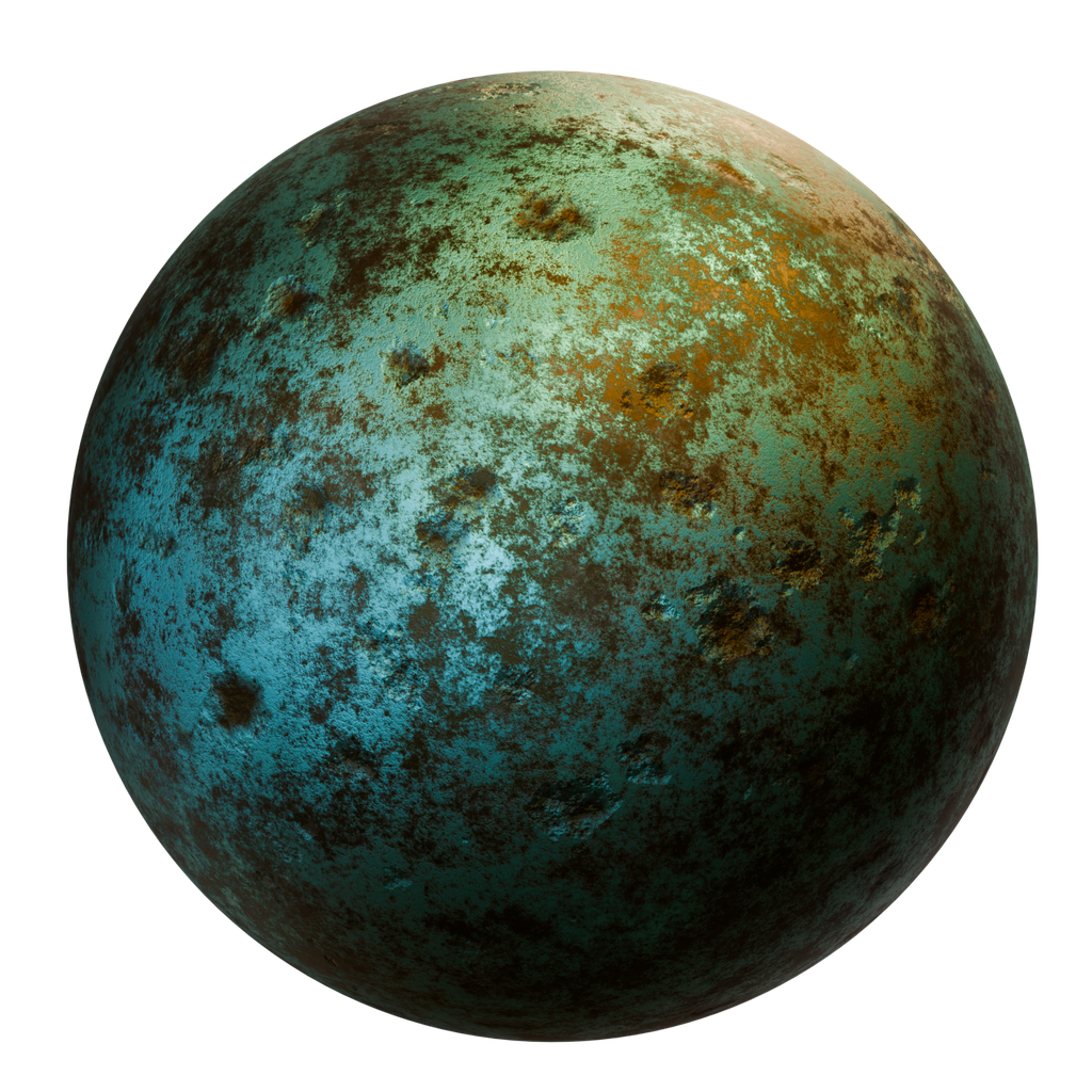 Procedural Oxidized Bronze Free Metal Materials Blenderkit