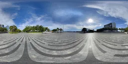 Open space in the square