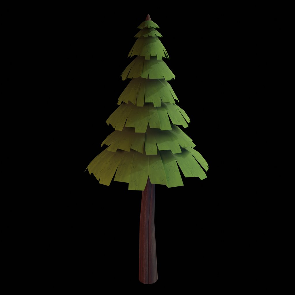 BlenderKit | Download the FREE Pine tree model