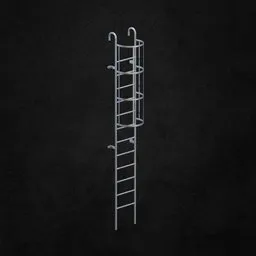 Exterior ladder