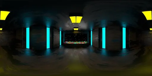 Neon Space Station