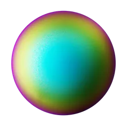 Procedural Holographic Metal Shader