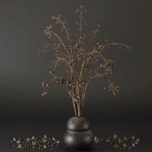 SJ-Dried flower with branch