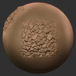 Gravel Brush Shattered Gravel